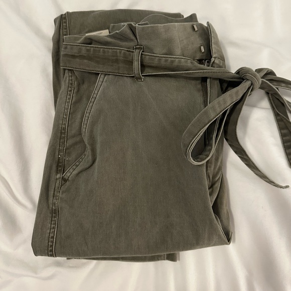 Express corduroy pants with tie - Picture 1 of 3